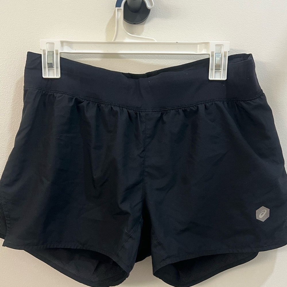 Asics Black Athletic Performance Shorts